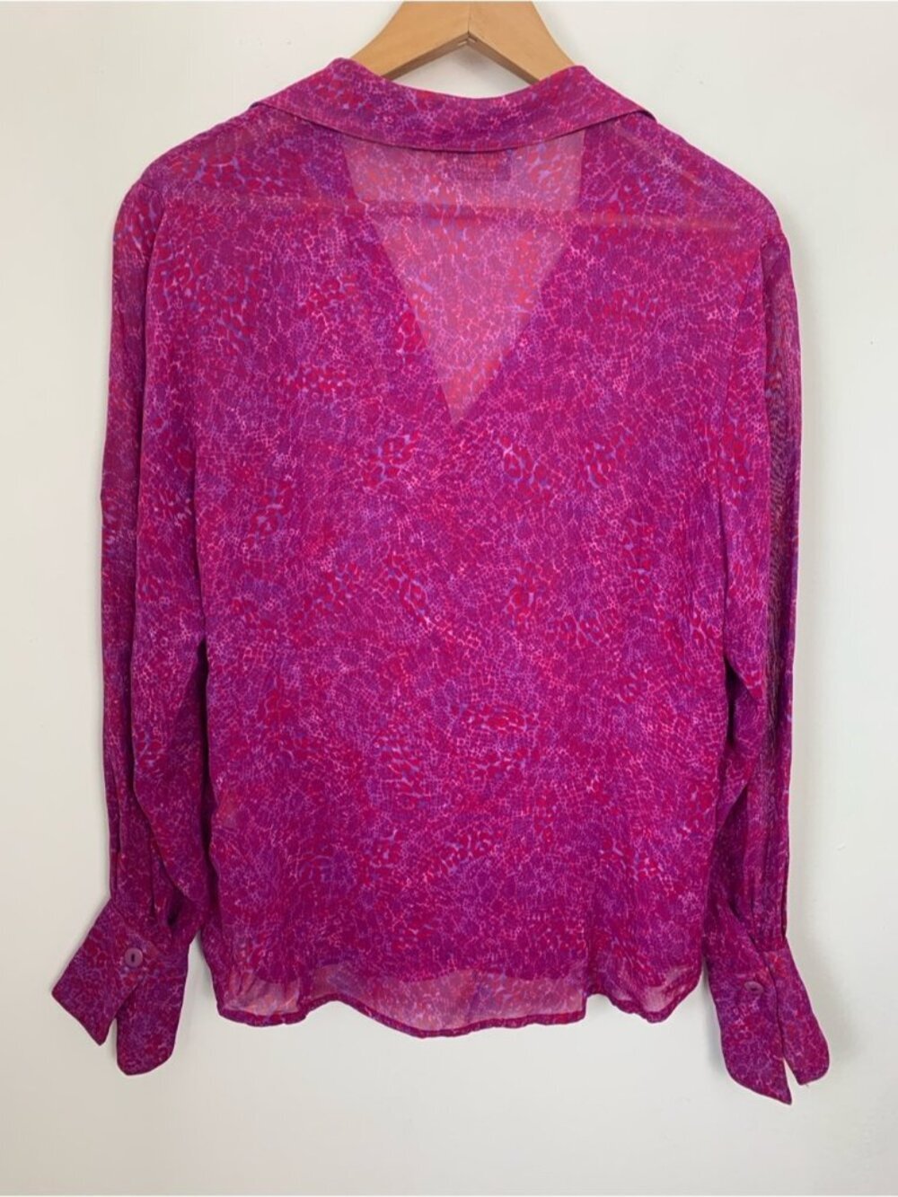 Vintage COMO Abstract Print Blouse - Picture 4 of 8